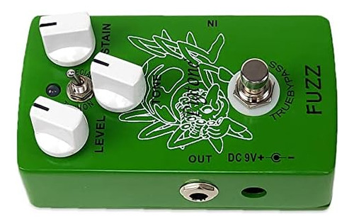 Pedal De Efecto De Guitarra Octave Fuzz Analógico Dc 9v True
