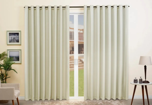Cortina Blackout Para Sala 5,10m X 2,80m Em Tecido Grosso