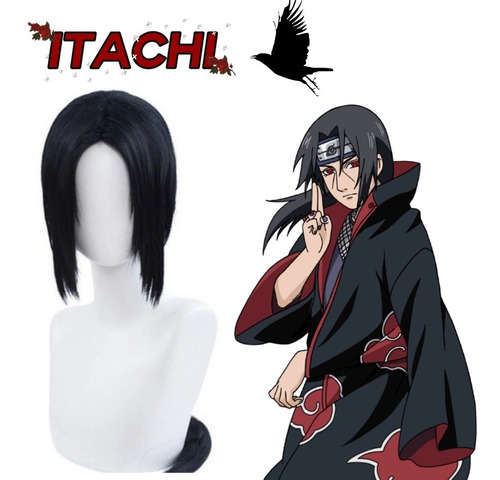 Peluca Itachi Uchiha Naruto 