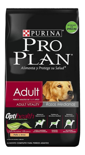 Alimento Perro Adulto Pro Plan Razas Medianas 13kg