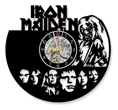 Reloj Corte Laser 0040 Iron Maiden 