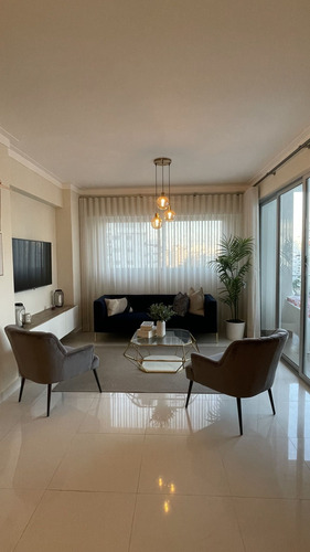 Apartamento En Alquiler Amueblado, Evaristo Morales