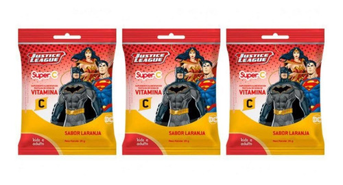 Nutriex Liga Da Justiça Suplemento De Vit C 25g (kit C/03)