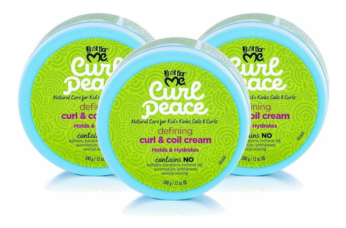Just For Me Curl Peace Defining Curl & Coil Cream (3 Unidade