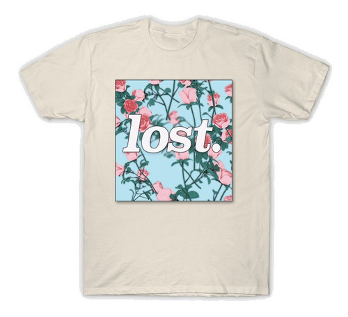 Playera O Camiseta Unisex Flores Rosas Lost Aesthetic Floral