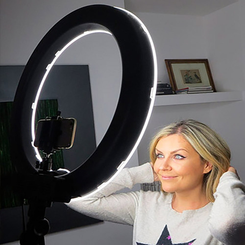 Imagen 4 de 10 de Led Ring Aro Luz Celular Tablet Maquillaje Selfie Video Foto