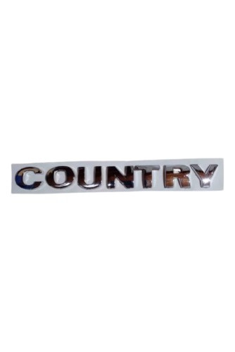 Insignia Emblema Porton Trasero Country Gol 99/cromado