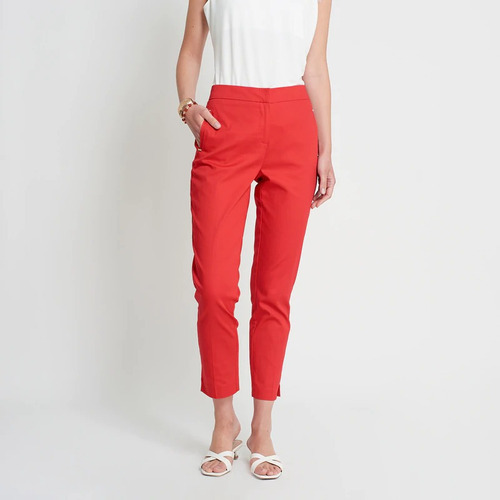 Pantalon Mujer Lorenzo Di Pontti Bolsillos Diagonales