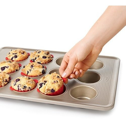 Cocina Oxo Good Agarre Silicona Taza Hornear 12
