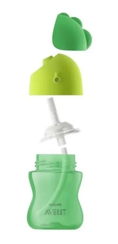 Imagen 5 de 6 de Vaso / Vasito Antiderrame Avent Con Sorbete 12m+ 300ml