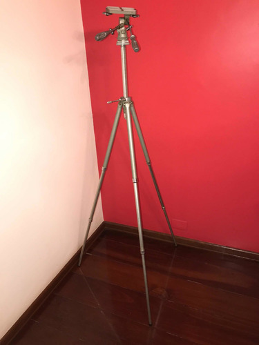 Tripé Gitzo Cremaillere 1 Super + Cabeça Gitzo R2 Manfrotto (Usado)