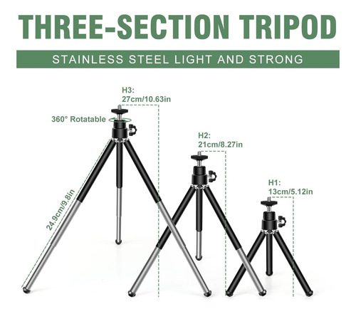 Pankoo 40x60 Telescopio Monocular De Alta Potencia Con Sopor