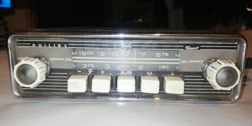 Radio De Auto Clásico Antiguo Philips Sport Años 60 (Usado)