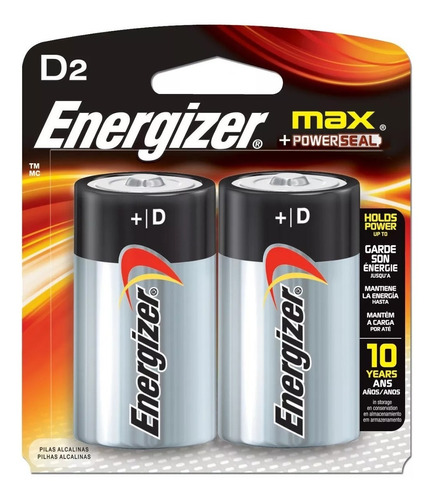 Pilas Energizer D Blister X 2 Local Zona Recoleta