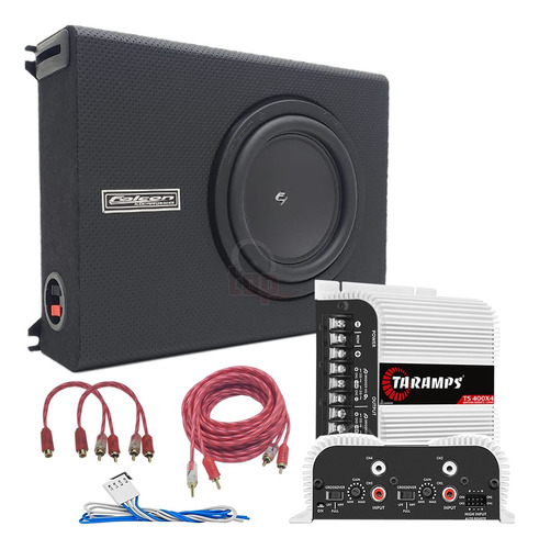 Caixa Slim Xs160 Passiva Com Sub Rms Taramps Digital + Cabo 