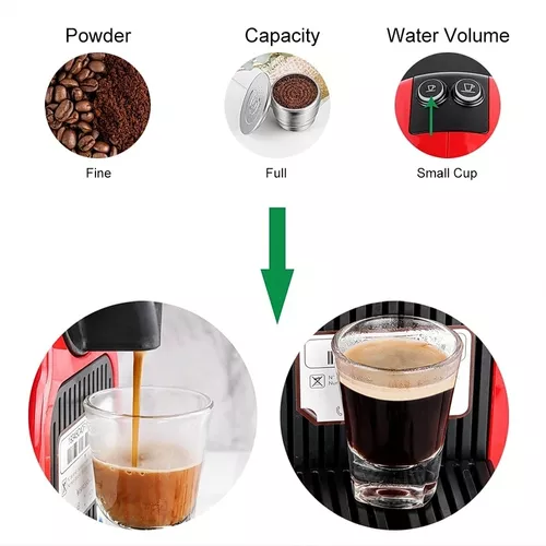 Kit 3 Cápsulas Reusables Nespresso + Tamper De Acero Inox.