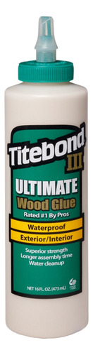 Titebond Cola Blanca Ultimate 3 Resistente Al Agua