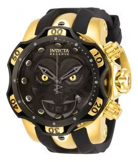 Reloj Invicta Dc Joker Gold And Black Para Caballero Genuino