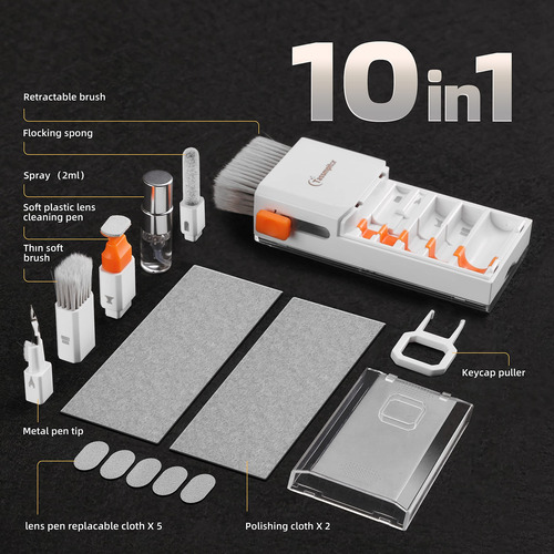 Kit De Limpieza For Portátiles Limpiador De Teclados, Kit