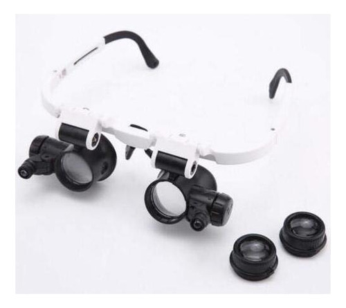 Lupa Ajustable 8x Con Luz Led Para Reparación De Relojes