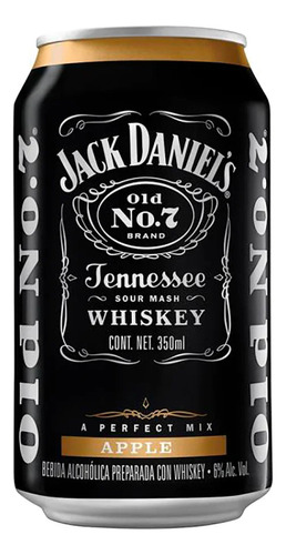 Bebida Jack Daniels Manzana 350ml