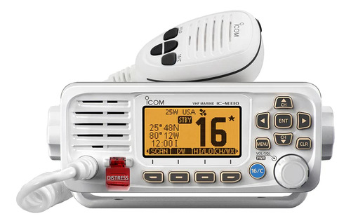 Vhf Fijo - Basico Compacto Gps Blanco