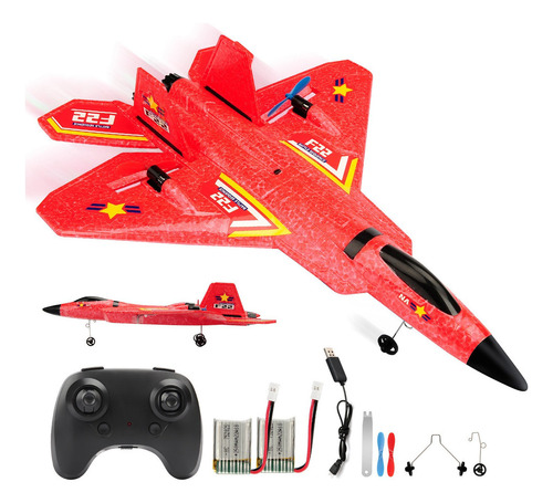 Radio Rc Avión F22 2.4 G 2 Canales Agua/sky Glider Kid