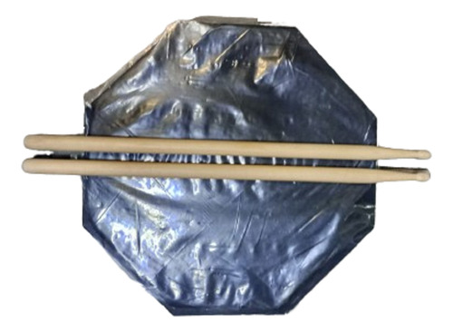 Combo Pad De Practica Bateria 30cm + Palillos  5a/5b