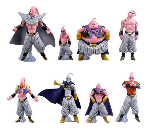 8pcs Dragon Ball Z Majin Buu Acción Figura Modelo Juguete 