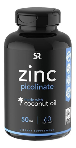 Zinc Con Aceite Coco Org 50 Mg - Unidad a $3765