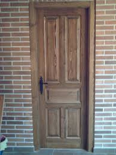 Imagen 8 de 9 de Puerta De Madera Maciza De 80cm X 2mts 2 Cuarterones