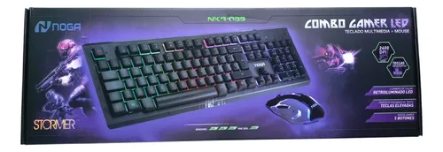 Teclado Y Mouse Noga Nkb-089 Rgb Negro