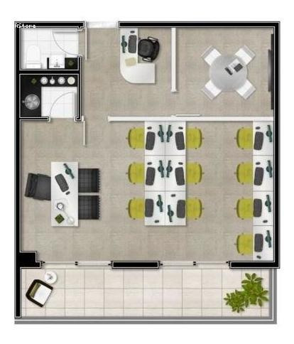 Imagem 11 de 15 de Sala Comercial Para Venda Em São Paulo, Itaim Bibi, 1 Dormitório, 1 Banheiro, 1 Vaga - 0110_2-71074