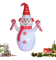 Comprar 2.1m Rgb Muñeco De Nieve Inflable Gigante De Navidad Con Led