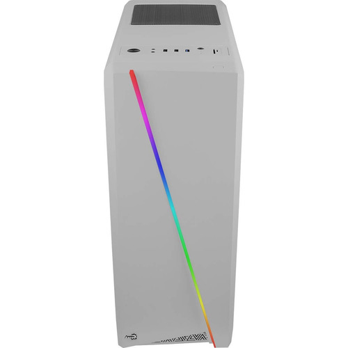 Imagen 8 de 10 de Gabinete Gamer Aerocool Cylon Blanco Rgb Con Ventana Atx