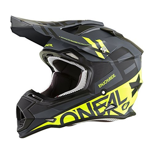 Oneal Casco Unisex-adulto Estilo Off-road 2series Spyde Negr