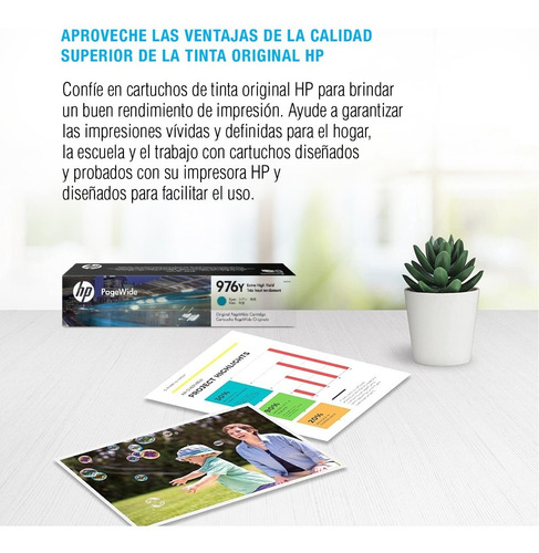 Cartucho Hp 976y Cyan Original L0r05a Hp 552 577 55250
