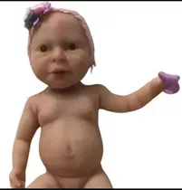 Boneca Bebe menino,2255cm Bebê Reborn de silicone original,Olhos abertos  reborn baby realista com genitales traje azul garrafa, chupeta silicone  sólido molinho corpo inteiro lavável,Loiro : : Brinquedos e  Jogos