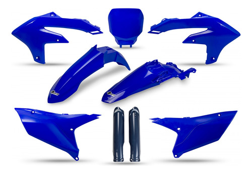 Kit Plástico Yamaha Yzf 450 23 A 24 Yzf 250 2024 Azul Ufo
