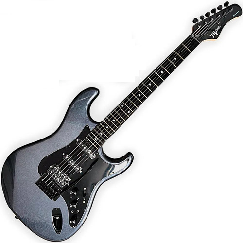 Guitarra Tagima Sixmart Com Efeitos Metallic Deep Silver Kit