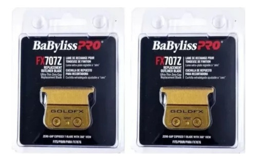 2 Cuchillas Para Maquinas Babyliss Skeleton Fx707z Barberia