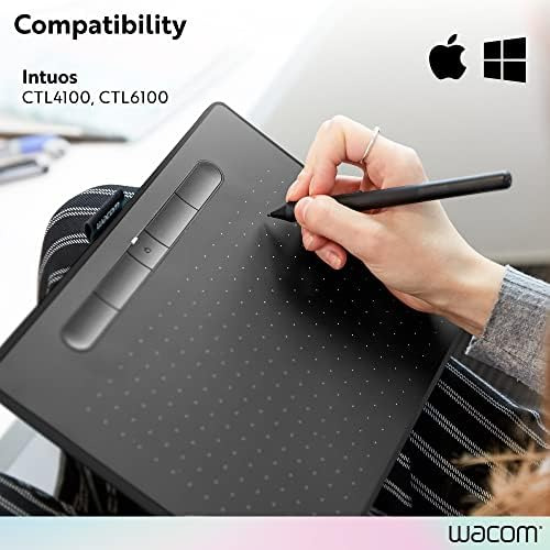 Bolígrafo Wacom Lp1100k 4k Para Tableta Intuos, Negro