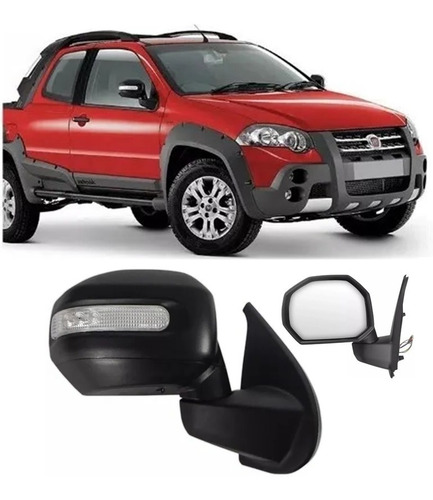 Retrovisor Com Pisca Strada Adventure Locker 2008 Até 2010