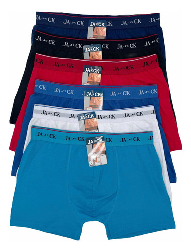 6 Boxer De Algodón Para Hombre