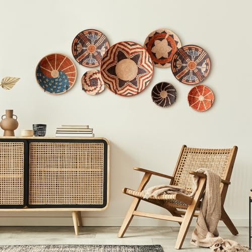 Gisafai 2 Pcs Soportes Grandes De Pared Para Platos Para Ex