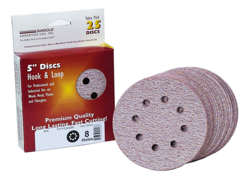 024264 5-inch By 8 Hole 2000 Grit Premium Plus C Weight...