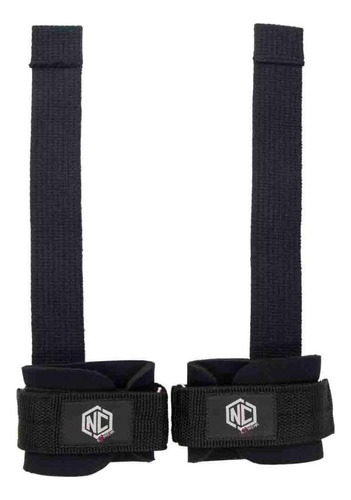 Strap Long Fita Cross Lpo Academia Luva Gancho Nc Extreme Cor Preto