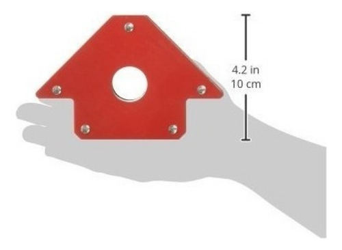 Escuadras Magnéticas 50 Lbs 110mm Set 4 Soldadura