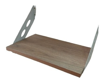 Imagen 3 de 6 de Estante Melamina 80x40 Con Mensulas Laterales