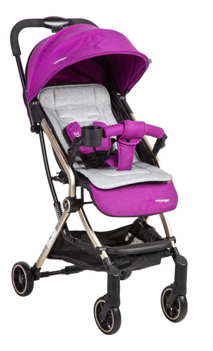 Coche Paseo Maleta Mike Dorado Pink